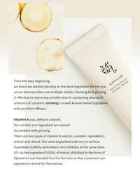 Thumbnail for Beauty of Joseon Revive Eye Serum with Retinal Niacinamide Correction for Puffy Eye Bags Fine Lines Dark Circles Wrinkles, Korean Skin Care 30ml, 1 fl.oz
