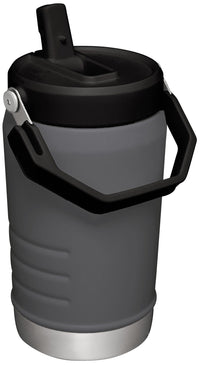 Thumbnail for Stanley IceFlow Flip Straw Jug with Handle 40 oz| Twist On Lid and Flip Up Straw | Leak Resistant for Travel and Sports | Insulated Stainless Steel |BPA-Free |Charcoal