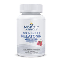 Thumbnail for Nordic Naturals Zero Sugar Melatonin Gummies, Raspberry - 60 Gummies - 1.5 mg Melatonin - Great Taste - Restful Sleep, Antioxidant Support - Non-GMO, Vegan - 60 Servings