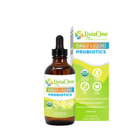 Thumbnail for LiviaOne Daily Liquid Probiotics, USDA-Certified Organic, Allergen- and Gluten-Free Vegan Probiotic for Women and Men, Non-GMO and Raw, 4 Fl Oz, Pack of 1