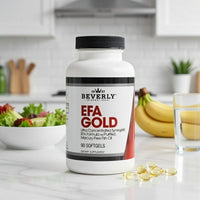 Thumbnail for Beverly International EFA Gold, 90 Softgel Capsules. High Potency Omega-3s EPA and DHA + Omega 6&9 Fatty Acids. Combination Fish, Flaxseed and Borage Oil.