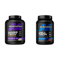 Thumbnail for MuscleTech Mass Gainer Mass-Tech Extreme 2000, Muscle Builder Whey Protein Powder & Creatine Monohydrate Powder Cell-Tech Creatine Post Workout Recovery Drink Muscle Builder