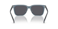 Thumbnail for COACH HC8385U Universal Fit Sunglasses, Transparent Blue/Blue Solid, 54 mm