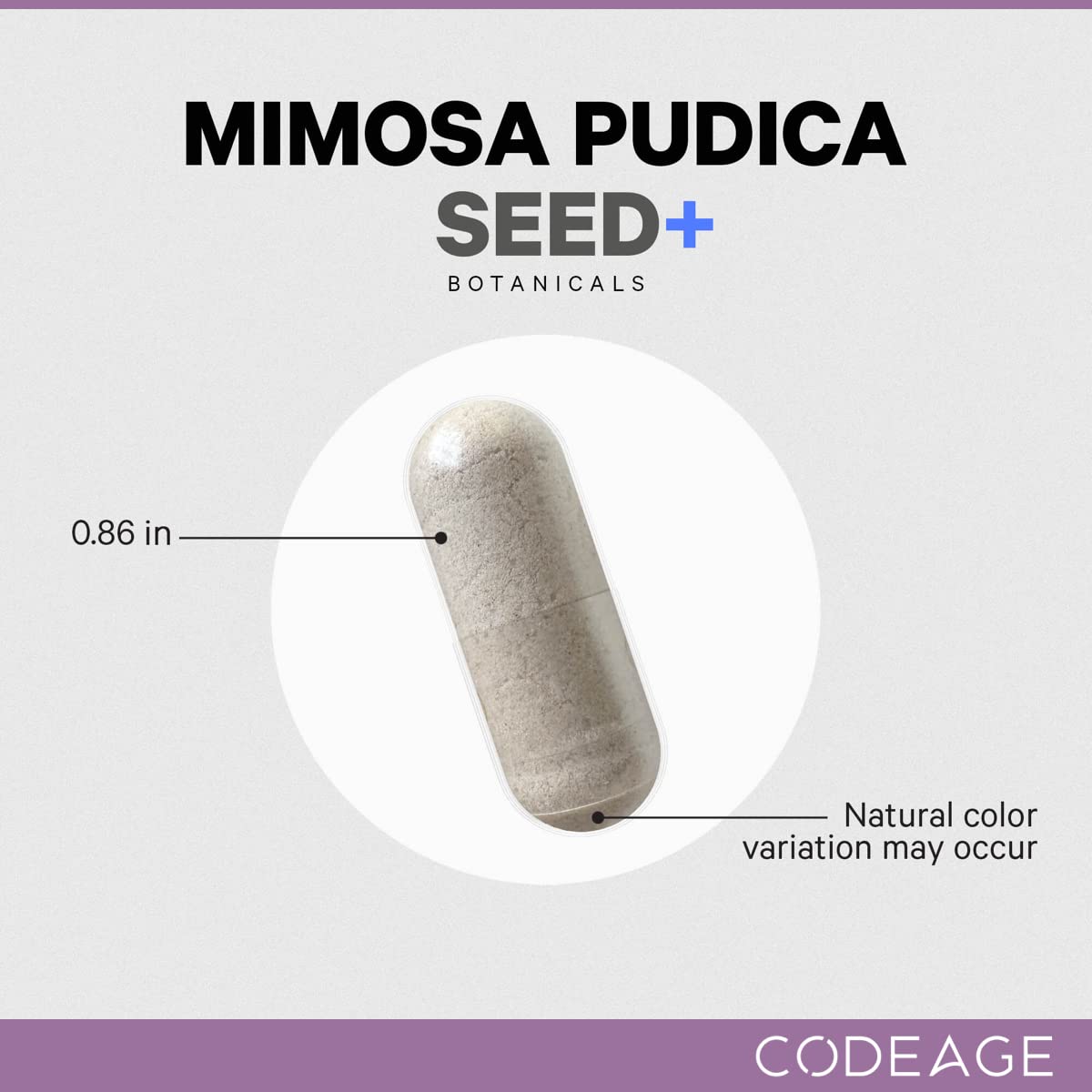 Codeage Organic Mimosa Pudica Seed Capsules - Mimosa Pudica Seeds Supplement - Black Walnut, Cloves, Vidanga, Neem, BioPerine - All in One - Sensitive Plant Pills - Non-GMO & Vegan - 2 Pack