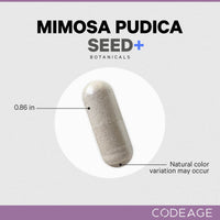 Thumbnail for Codeage Organic Mimosa Pudica Seed Capsules - Mimosa Pudica Seeds Supplement - Black Walnut, Cloves, Vidanga, Neem, BioPerine - All in One - Sensitive Plant Pills - Non-GMO & Vegan - 2 Pack