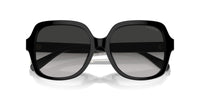 Thumbnail for COACH Women's HC8395F Low Bridge Fit Square Sunglasses, Black/Grey Gradient, 56 mm