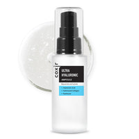 Thumbnail for coxir ULTRA HYALURONIC ACID SERUM [50ml/1.69 fl.oz.] | 40% of Hyaluronic acid, Collagen, Cica, Vitamin B5 | Lightweight Daily serum | Hydrating, Smoothing, Calming, Moisturizing