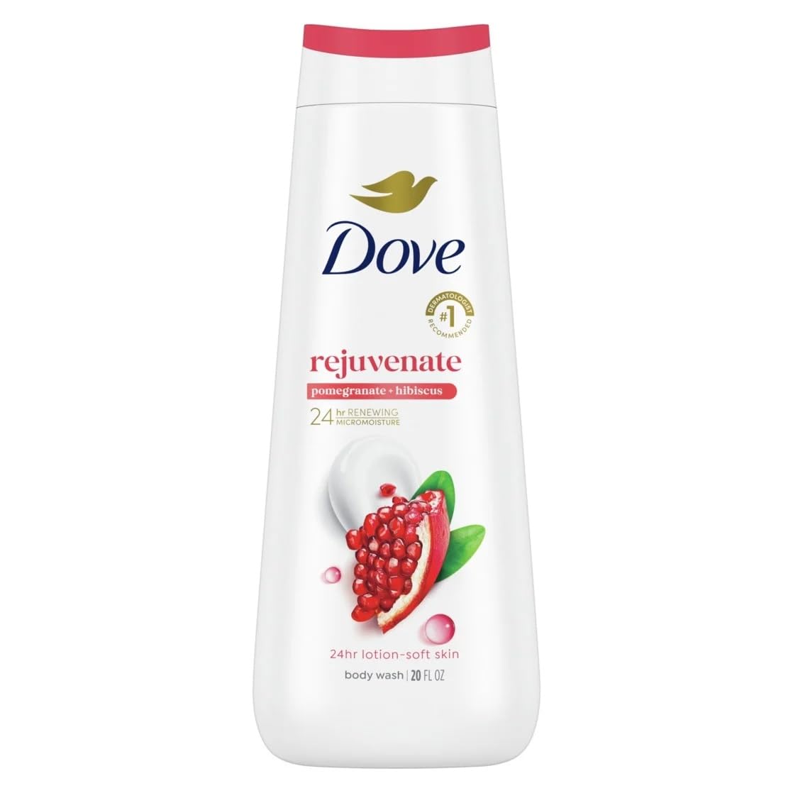 Dove Limited Edition Merry Berry Set Pomegranate & Hibiscus Rejuvenating Body Wash & Scrub, 2 Count