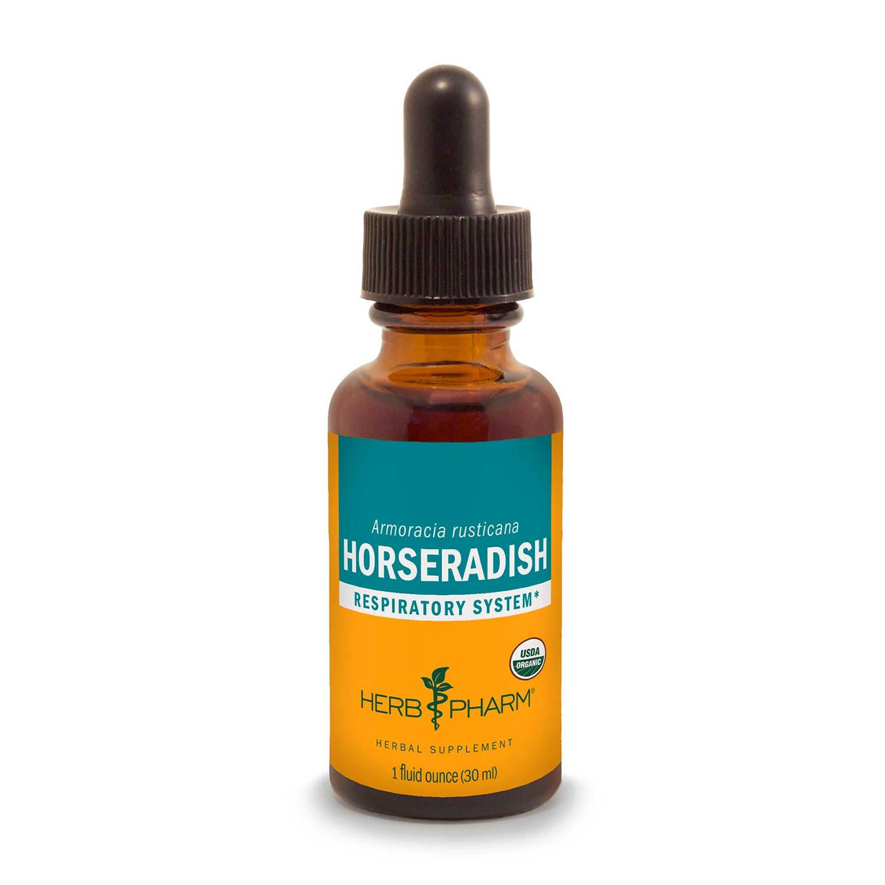 Herb Pharm Certified Organic Horseradish Liquid Extract for Respiratory System Support - 1 Ounce (DHRAD01)