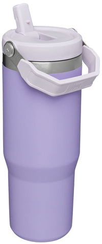 Thumbnail for STANLEY IceFlow Stainless Steel Tumbler with Straw, Vacuum Insulated Water Bottle for Home, Office or Car, Reusable Cup with Straw Leak Resistant Flip, Lavender, 30OZ