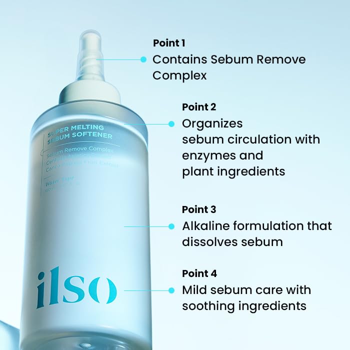 ILSO Super Melting SEBUM Softener + Deep Clean Master + 1/3 Saving Cotton Pad