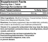 Thumbnail for Nature's Blend Vitamin C 500 mg 100 Tablets