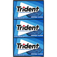 Thumbnail for Trident Flavor Sugar Free Gum Packs of 14 Pieces Total Pieces, Original, 168 Count, (Pack of 12)