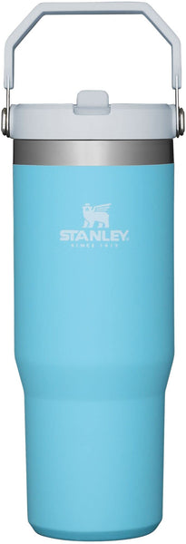 Stanley IceFlow Stainless Steel Tumbler with Straw - Vacuum Insulated Water Bottle for Home, Office or Car Reusable Cup Leak Resistant Flip Cold 12 Hours Iced 2 Days (Pool)