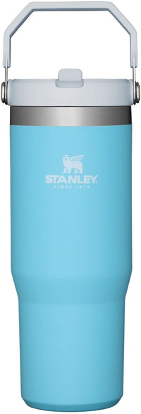 Thumbnail for Stanley IceFlow Flip Straw Tumbler with Handle 30 oz | Twist On Lid and Flip Up Straw | Leak Resistant Water Bottle | Insulated Stainless Steel |BPA-Free | Pool