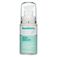 Thumbnail for NutriBiotic Skin Serum, 1 Fl Oz | with Nutrients Oat Beta Glucan, Alpha Lipoic Acid, Vitamin C Ester, Tocotrienols & DMAE | Super Concentrated to Support Healthy Skin | Vegan & Paraben Free