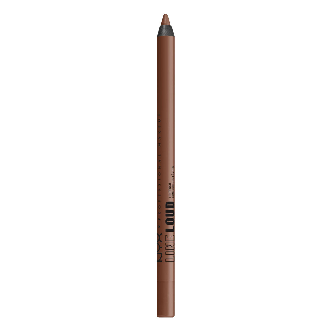 NYX PROFESSIONAL MAKEUP Line Loud Lip Liner, Longwear and Pigmented Lip Pencil with Jojoba Oil & Vitamin E - Total Baller (Rich Warm Brown)