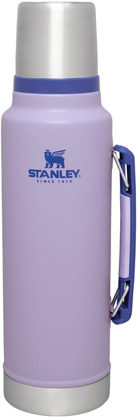 Thumbnail for Stanley Classic Legendary Vacuum Bottle 1.5 qt | Wide Mouth with Leakproof Cup Lid | Keep Drinks Hot or Cold | Packable for Travel | Insulated Stainless Steel Thermal Bottle | BPA-Free | Lavender