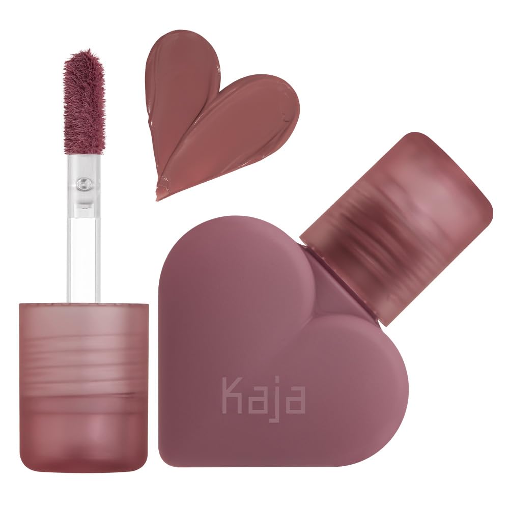 Kaja Lip Mousse - Love Swipe 05 I'm Melting | with Raspberry Seed Oil and Vitamin E, Buildable, Blendable, Moisturizing, Velvet Finish, Weightless Texture, Deep Shades, 0.22 Oz