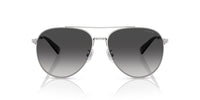 Thumbnail for COACH Sunglasses HC 7169 90013C Shiny Silver/Grey Gradient Polyamide Standard