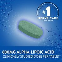 Thumbnail for Nervive Nerve Relief, Occasional Nerve Discomfort II, Nerve Relief, Starts Working in 7 Days, Stabbing, Burning, Alpha Lipoic Acid, B Vitamins, Turmeric, Ginger, Nervive Supplement, 30 Tablets