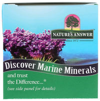 Thumbnail for Nature's Answer Marine Based Magnesium, Super Concentrated 500mg | Plant Based | Red Algae & Seawater Derived | Alcohol-Free & Gluten-Free | Vegetarian Capsules 90ct