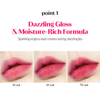 Thumbnail for ETUDE Dear Darling Oil Tint #6 Pink Oil 4g | High Moisturizing and Strong Hydrating Lip Oil/Lip Gloss | Smooth and Moist Lips | Non-Sticky Lip Oil Tint For Dry Lips | K-beauty