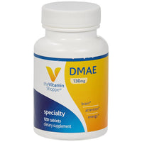 Thumbnail for The Vitamin Shoppe DMAE 130MG (DIMETHYLAMINOETHANOL), Supports Brain, Focus, Attention and Energy Supplement (120 Tablets)