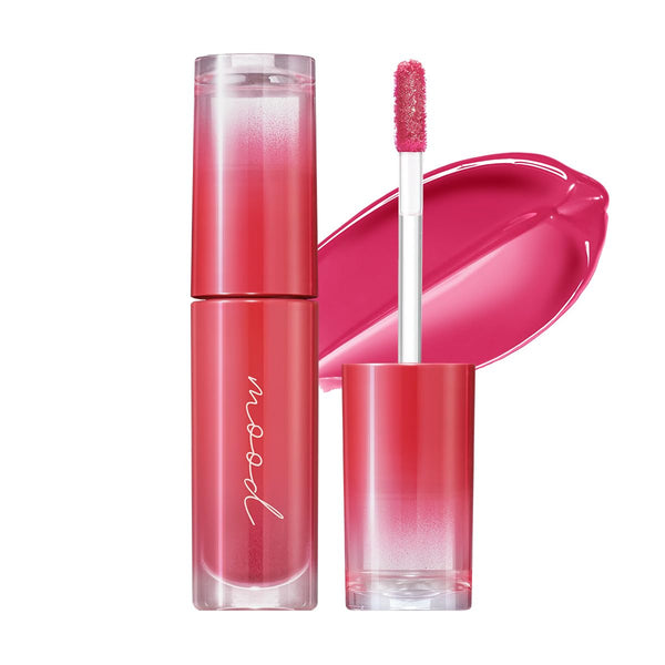 Peripera Ink Mood Glowy Tint | Lip-Plumping, Naturally Moisturizing, Lightweight, Glow-Boosting, Long-Lasting, Comfortable, Non-Sticky, No White Film (05 CHERRY SO WHAT)