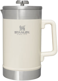 Thumbnail for STANLEY Classic Stay-Hot French Press Coffee Maker 48 oz | 5 Minute Brew, 4 Hours Hot | Mesh Filter for Coffee Grounds | Insulated Stainless Steel French Press | BPA-Free | Cream Gloss