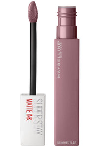 Thumbnail for Maybelline Super Stay Matte Ink Liquid Lipstick Makeup, Long Lasting High Impact Color, Up to 16H Wear, Visionary, Taupe Purple, 1 Count