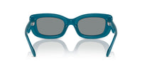 Thumbnail for COACH Sunglasses HC 8390 U 580655 Cr610 Milky Ocean Blue Fl