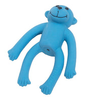 Thumbnail for 4 Inch Tiny Latex Dog Toy Cute Little Mini Monkey Squeaker for Small Breeds and Puppies (Rainbow)