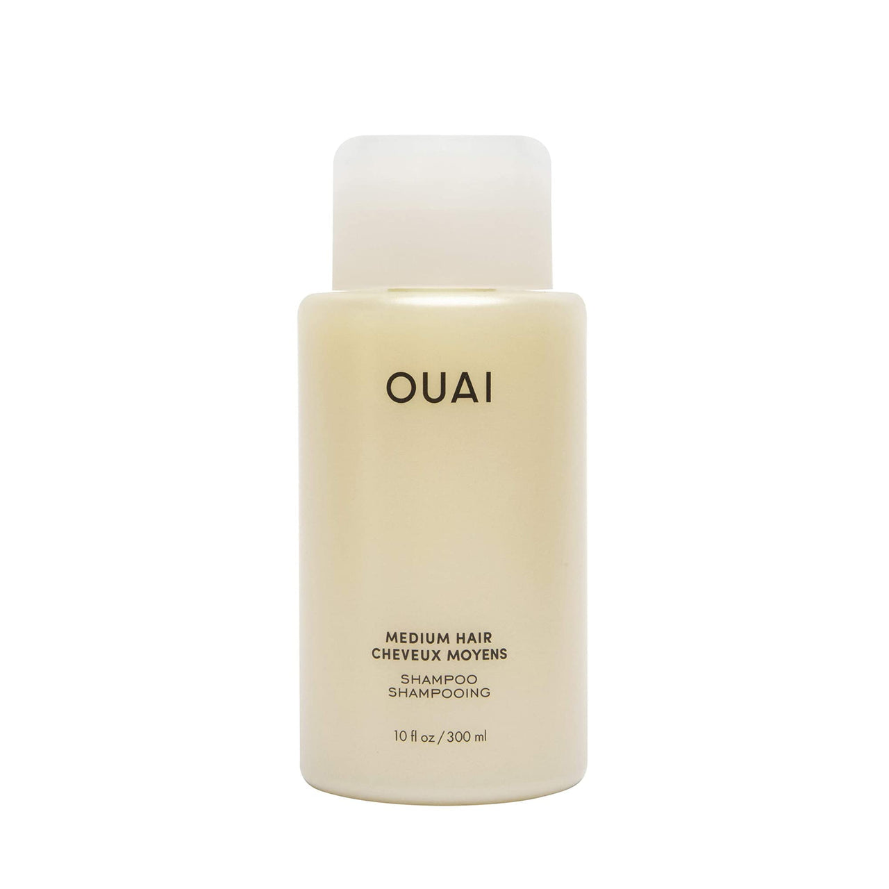 OUAI Medium Shampoo - Hydrating Shampoo with Coconut Oil, Babassu, Kumquat Extract and Keratin - Strengthens, Nourishes and Adds Shine - Paraben, Phthalate and Sulfate Free Hair Care Products (10 Oz)