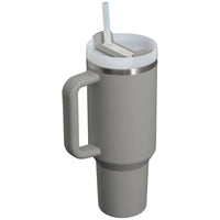 Thumbnail for STANLEY Quencher H2.0 Tumbler with Handle and Straw 40 oz | Flowstate 3-Position Lid | Cup Holder Compatible for Travel | Insulated Stainless Steel Cup | BPA-Free | Ash