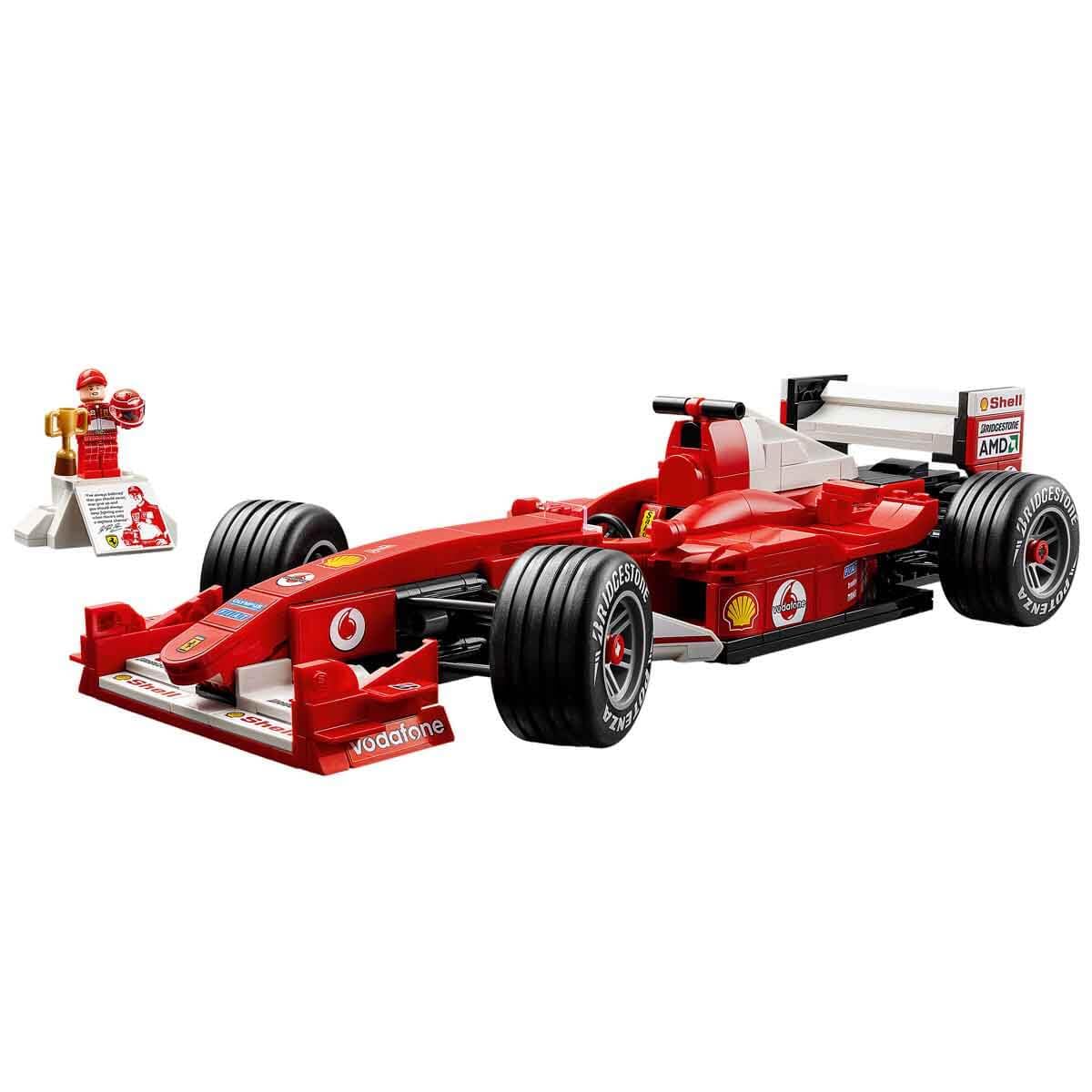 LEGO Icons Ferrari F2004 & Michael Schumacher Toy Birthday Present Block Men Women Vehicle Car Mini Car Figure Goods Sports 11375