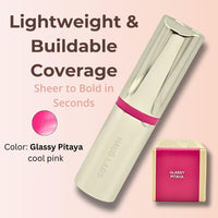 Thumbnail for Haus Labs Color Fuse Longwear Hydrating Glassy Lip + Cheek Blush Balm Stick - Glassy Pitaya