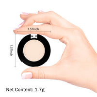 Thumbnail for HHLTOH Neutral Light Nude Beige White Single Matte Eye Shadow Palette Naked Eyeshadow Palette Makeup for Old Women de sombras de ojos Natural Vegan Eyeshadow for Eyes Long Lasting Naturing-Looking #11
