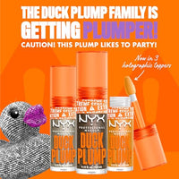 Thumbnail for NYX PROFESSIONAL MAKEUP Duck Plump High Pigment Lip Gloss, Lip Plumper Gloss with Spicy Ginger - Flippin Slime