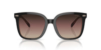 Thumbnail for Coach HC8381U Universal Fit Sunglasses, Black/Transparent Blush/Brown Purple Grey Gradient, 54 mm