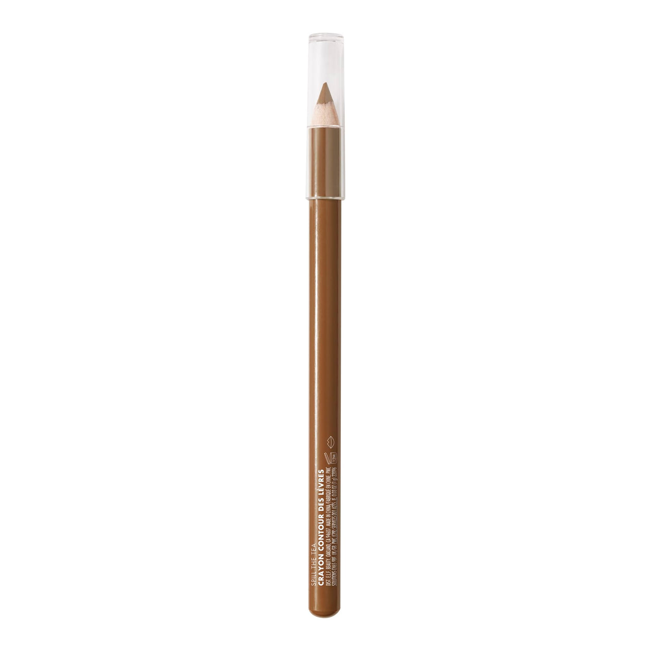 e.l.f. Cream Glide Lip Liner, Highly-Pigmented Pencil For Shaping & Sculpting Lips, Semi-Matte Finish, Vegan & Cruelty-Free, Spill The Tea