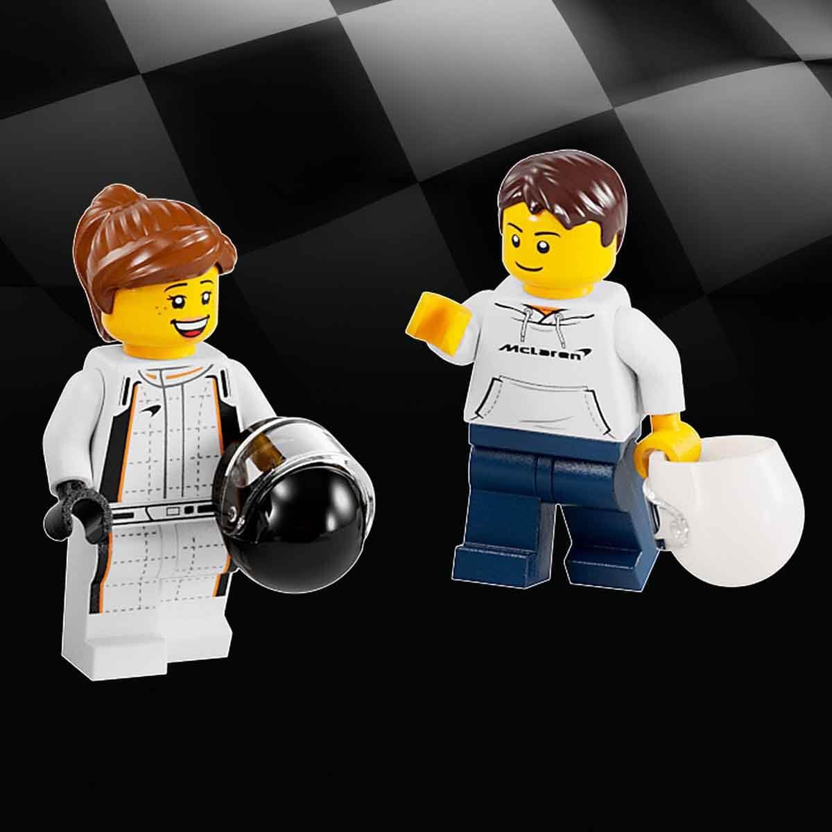 LEGO Speed Champion McLaren Solus GT & McLaren F1 LM 76918 Toy Blocks, Present, Vehicle, Glue, Boys, Ages 9 and Up