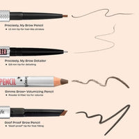 Thumbnail for Benefit Cosmetics Precisely, My Brow Pencil Waterproof Eyebrow Definer 0.026g - 3 Warm Light Brown (SAMPLE PRODUCT)