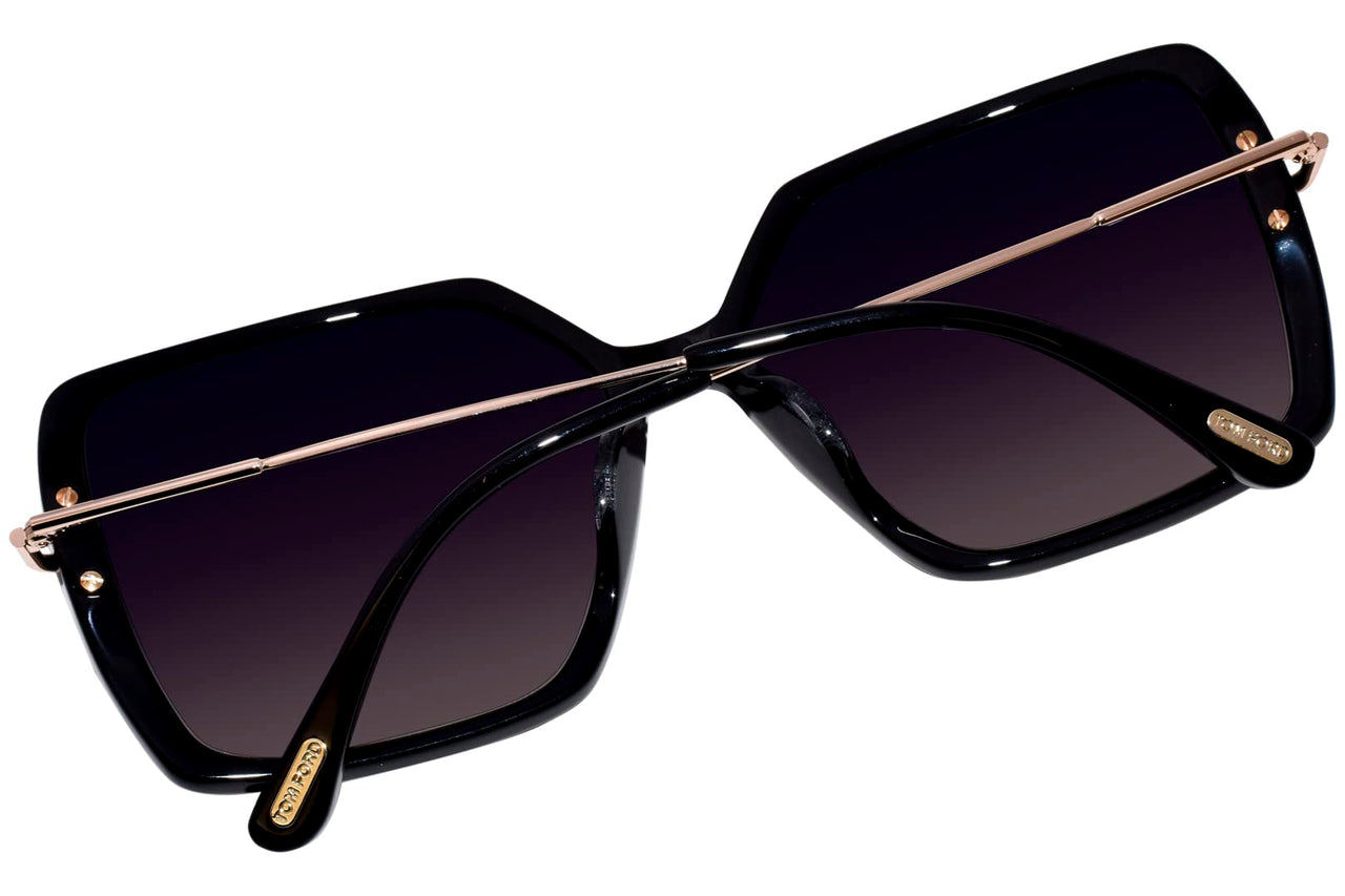 Tom Ford JOANNA FT 1039 Shiny Black/Dark Grey Shaded 59/15/140 women Sunglasses