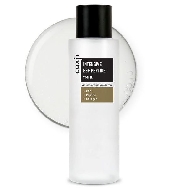 coxir Intensive EGF PEPTIDE Toner [50ml / 5.07 fl.oz.] l Day & Night Daily Toner for Face with EGF(Epidermal Growth Factor), Peptide Filtrate for Dull l Hydrating, Smoothing, Calming, Moisturizing