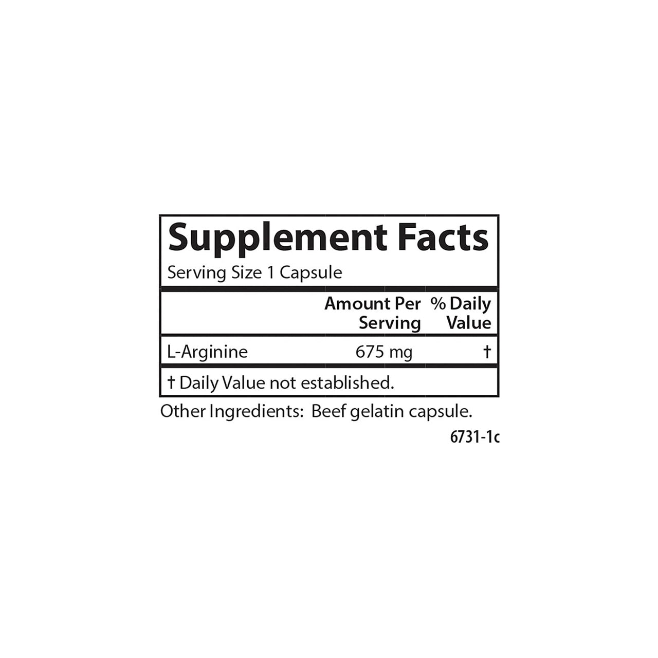 Carlson - L-Arginine, 675 mg, Promotes Healthy Circulatory & Cardiovascular System, 90 capsules