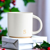 Thumbnail for COLLECTIVE HOME - Monogram Ceramic Mugs, 15 oz Golden Initial Coffee Cups, Elegant Alphabet Tea Mugs, Elegant Personalized Mug with Gift Box, Luxurious Cups for Office and Home (s)