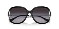 Thumbnail for COACH Women's HC8396U Universal Fit Square Sunglasses, Black/Grey Gradient, 56 mm