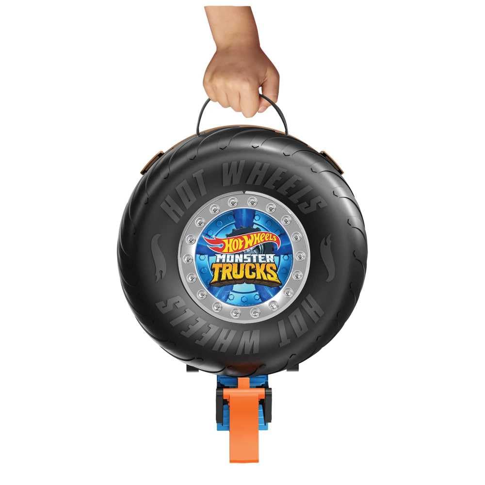 Hot Wheels Monster Trucks Stunt Tire Bundle, Ages 4+