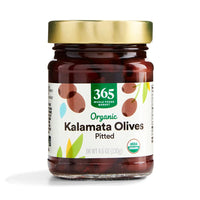 Thumbnail for 365 by Whole Foods Market, Organic Pitted Kalamata Olives, 4.6 Ounce